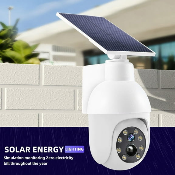 High Brightness Solar Powered Analog Surveillance Sensor Light, Simulate Fake CCTV Camera, Solar Outdoor Lights, Enhance Home Security, Suitable for Garden Yard Garage Porch