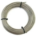 thumbnail image 1 of High Brightness Stainless Steel 316 Wire Rope Cable 1/16" 7x7 by 100' Marine Grade, 1 of 1