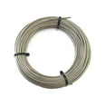 thumbnail image 1 of High Brightness Stainless Steel 316 Wire Rope Cable 3/16" 1x19 by 50' Marine Grade, 1 of 1