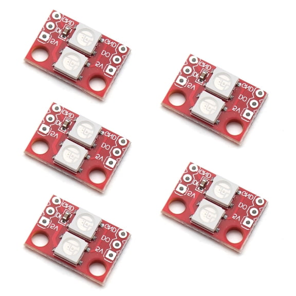 High Brightness WS2812 LED Lighting Module Featuring ARM Microcontroller For Decorative Displays