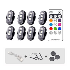 High Brightness Wireless LED Strobe Light, 7 Colors Lights Rechargeable S0K1