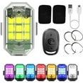 High Brightness Wireless LED Strobe Light, 7 Colors Rechargeable