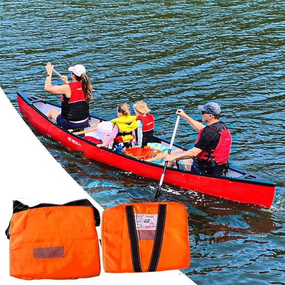 High Buoyancy Boat Throwable Flotation Device 18x14 Inch Emergency with Strap for Water and Marine Use