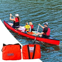 High Buoyancy Boat Throwable Flotation Device 18x14in Throw Cushion with Strap for Boating and Swimming