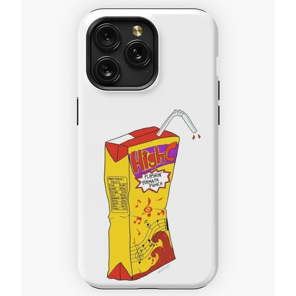 High C Juice Box Vintage 90s Drink Graphic A8852 Phone Case for iPhone 11 to 17 Pro Max
