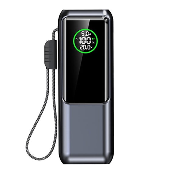 High Capacity 20000mAh Power Banks Case Featuring 100W Fast Charging Build in Retractable Type C Cable for Laptops
