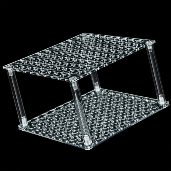 High Capacity 96 Hole Acrylic Holder Storage Rack For Paint Supplies Craft Tools
