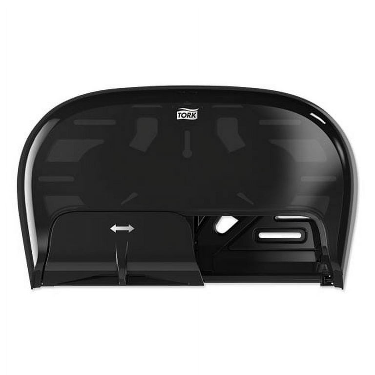 High Capacity Bath Tissue Roll Dispenser for OptiCore, 16.62 x 5.25 x 9.93, Black High Capacity Bath Tissue Roll Dispenser for OptiCore, 16.62 x 5.25 x 9.93, Black