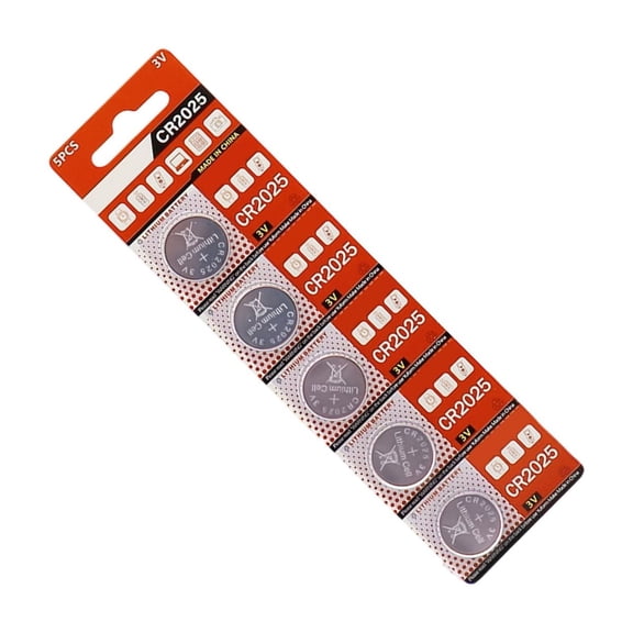 High Capacity CR2025 3V Coin Cell Batteries CR2025 Reliability Power Sources For Electronic Gadgets Home Use