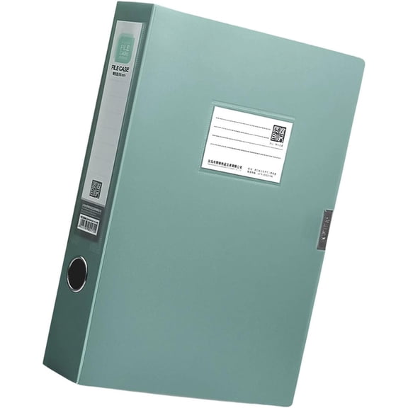 High Capacity Document Organiser Box with Label Window File Sorting Box for Reports Contract Management 23.2x31.6x3.5cm Office Document Storage with Handle