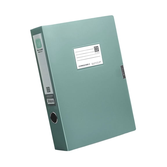 High Capacity Document Organiser Box with Label Window File Sorting Box For Reports Contract Management 23.2x31.6x3.5cm