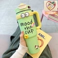 thumbnail image 1 of High-Capacity Dual-Drink Insulated Bottle with Straw & Direct Sip, Stylish Design, 1 of 19