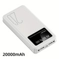 thumbnail image 1 of A High-Capacity Durable Portable Power Bank,5V2.1A Non-Heating USB Charger, Compatible with Android/Iphone Devices (2 USB Output Ports/Type-C And Micro Input Ports), Featuring LED And Digital Display, 1 of 12