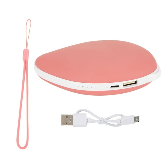High Capacity Fast Charge Winter Anti-explosion Innovative Mobile Power USB Charging Hand WarmerPink