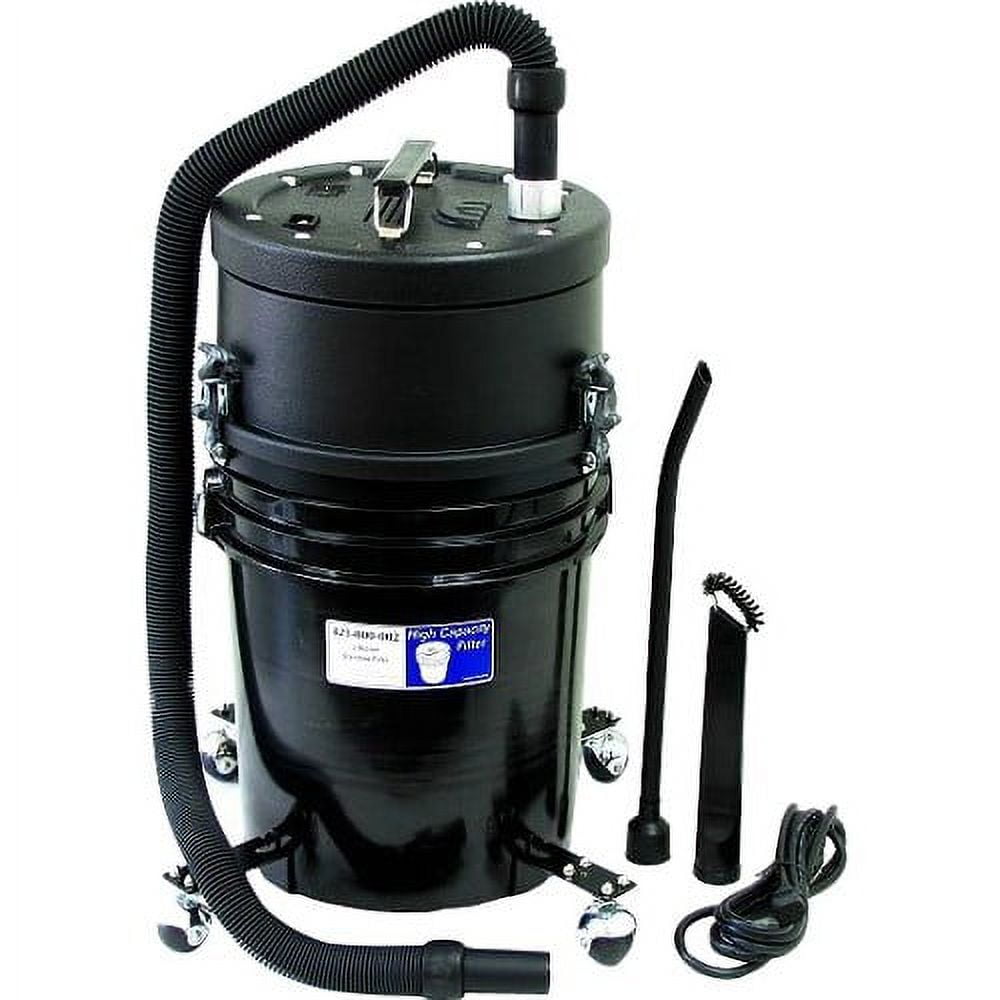Black 5 Gallon High Capacity HEPA Vacuum for Commercial Use