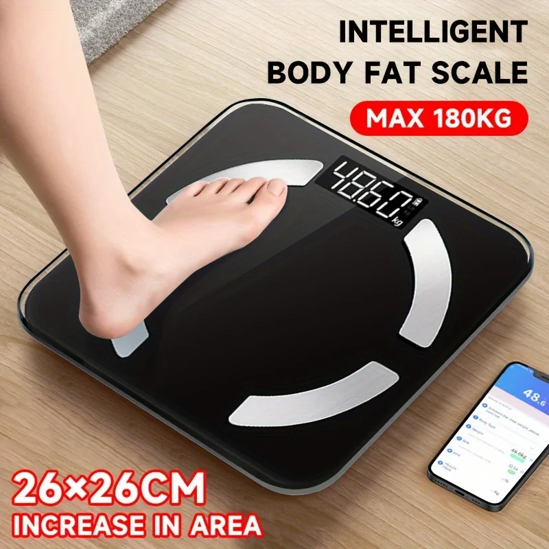 High-Capacity Health Monitor with App Bluetooth Precision Smart Scale ...