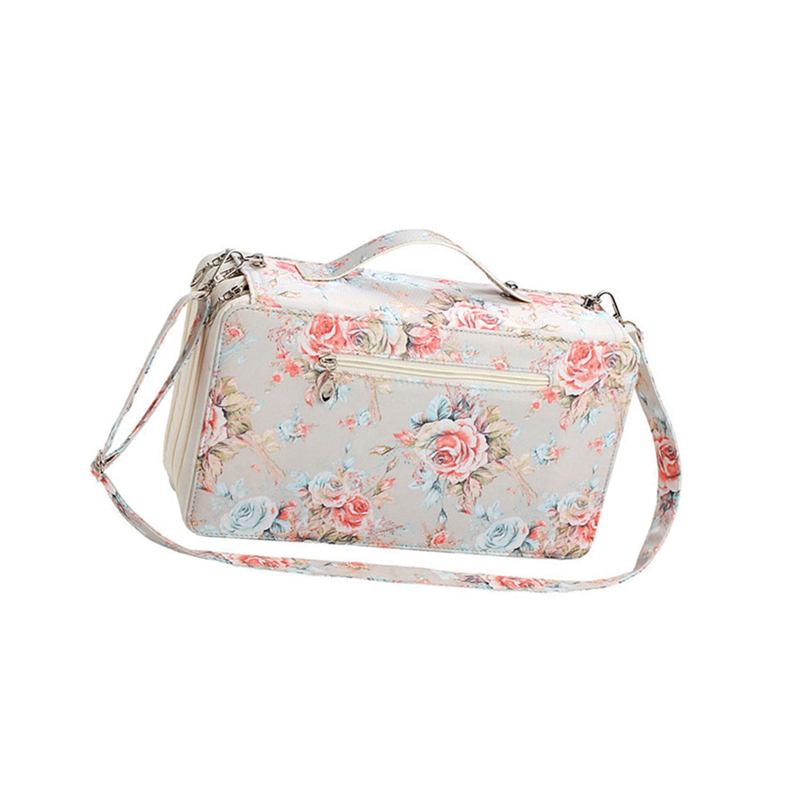 High Capacity Leather Marker Bag 120 Slot Marker Organizers Carrying Case Zippered Storage Bag For Artists And Student
