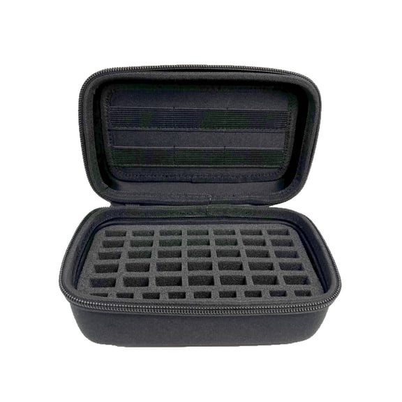 High Capacity Nylon USB Flashing Drive & Card Storage Case Small Travel Organizers Holds 44 Drives 6 Cards for Travel