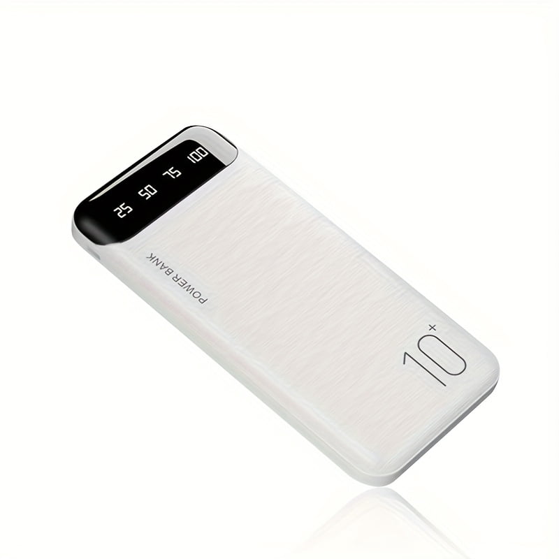 High-Capacity Outdoor Emergency Backup Power Supply of 10000/20000Mah. Features 2Xusb Outputs; Type-C And Input Ports, LED Digital Battery Display, And a Safe, Stable Polymer Lithium Battery,