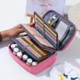 thumbnail image 1 of High Capacity Pencil Case with 72 Slots, Waterproof Zipper Pen Pouch with Removable Sleeves for Students and Artists, 1 of 6