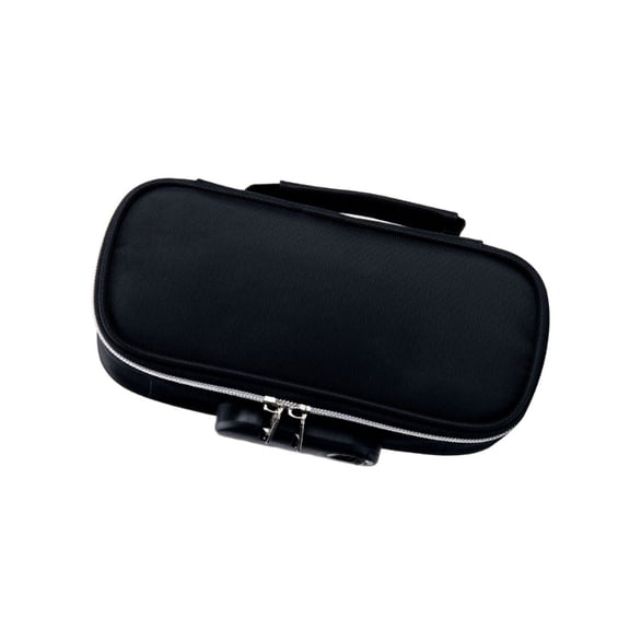 High Capacity Pencil Case with Combination Lock 4 Section Pen Organizer Bag