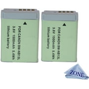 High-Capacity Replacement NB-13L Batteries for Select Canon PowerShot Digital cameras PowerShot G5 X, G7 X, G7 X Mark II ,G9 X,G9 X Mark II,SX620 HS,SX720 HS Pack of 2