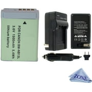 High-Capacity Replacement NB-13L Battery withTravel Charger for Select Canon PowerShot Digital cameras PowerShot G5 X, G7 X, G7 X Mark II,G9 X,G9 X Mark II,SX620 HS,SX720 HS
