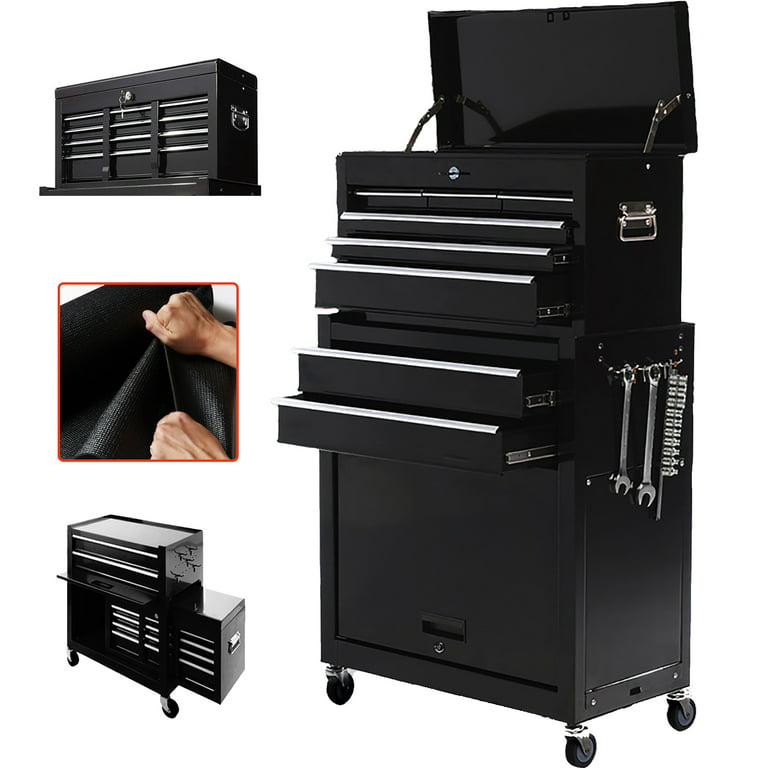 LoLado 8 Drawer Rolling Tool Chest with Wheels, High Capacity Tool Storage  Cabinet & Tool Box Cart, Lockable Rolling Tool Chest with Drawers, Toolbox