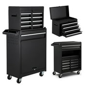 5-Drawer Tool Storage Cabinet,High Capacity Rolling Tool Chest with Wheels and Drawers