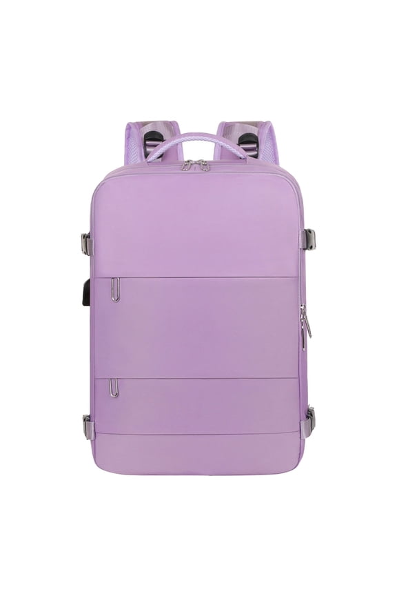 High Capacity Travel Backpack with Vacuum Compression Technology and Multiple Independent Compartments for Versatile Use