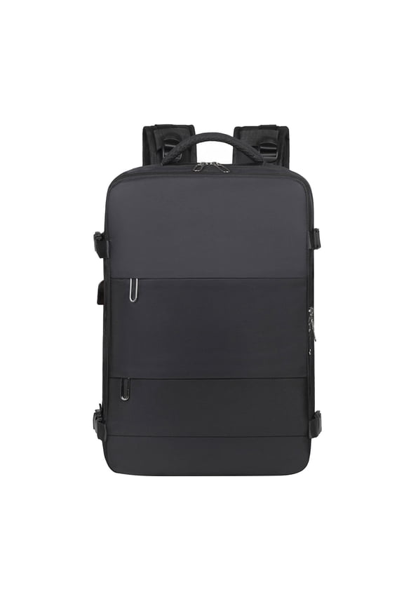 High Capacity Travel Backpack with Vacuum Compression Technology and Multiple Independent Compartments for Versatile Use