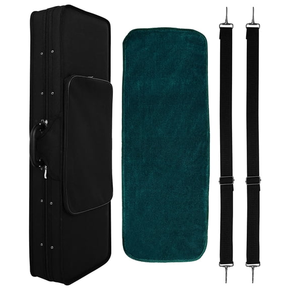 High Capacity Violin Holder Case With Oxford Fabric, Ventilation Holes And Accessory Compartment For Easy Organization