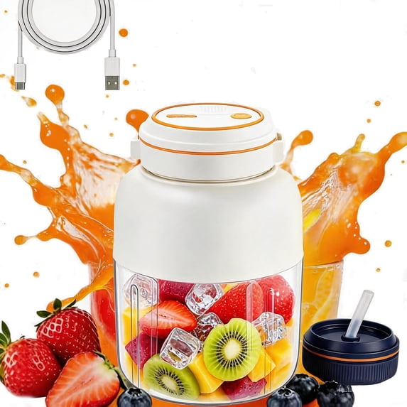 High-Capacity Wireless Personal Blender, 800ml/1300ml Travel Electric ...