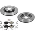 thumbnail image 1 of High Carbon 330MM Rear Vented Disc Brake Rotors Pads for Audi A6 2014-2018, 1 of 13