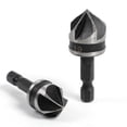 thumbnail image 1 of High Carbon Steel Drill Bit Set with 5-Cut Chip Removal and Quick-Change Hex Shank for Wood, Metal, and Plastic, 1 of 6