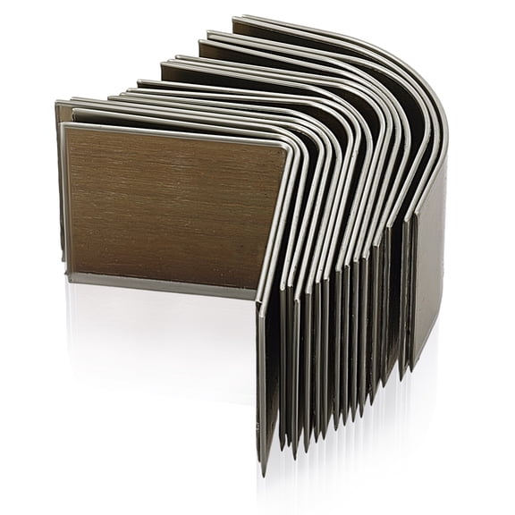 High Carbon Steel Leather Die Cutter Hollow Punching Tool with Plastic box Cutting Mold Punching with Random Word Angle Stainless Steel color 25x29x23.5mm 15pcs/box