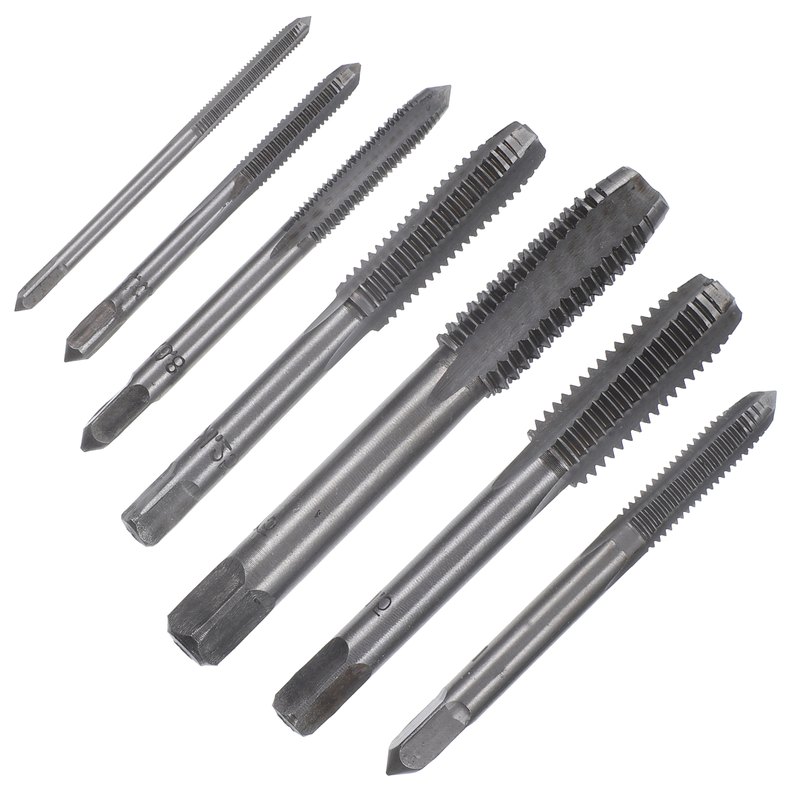 High Carbon Steel Machine Screw Plug Tap Taper Plug and Bottom Taps Ground Threads Metric