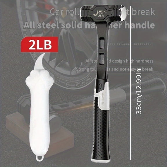 High Carbon Steel Octagonal Hammer - Heavy-Duty Shock-Resistant, Non-Slip Ergonomic Handle, Multi-Spec Impact Hammer for Construction/DIY, Valentine’s Day Gift