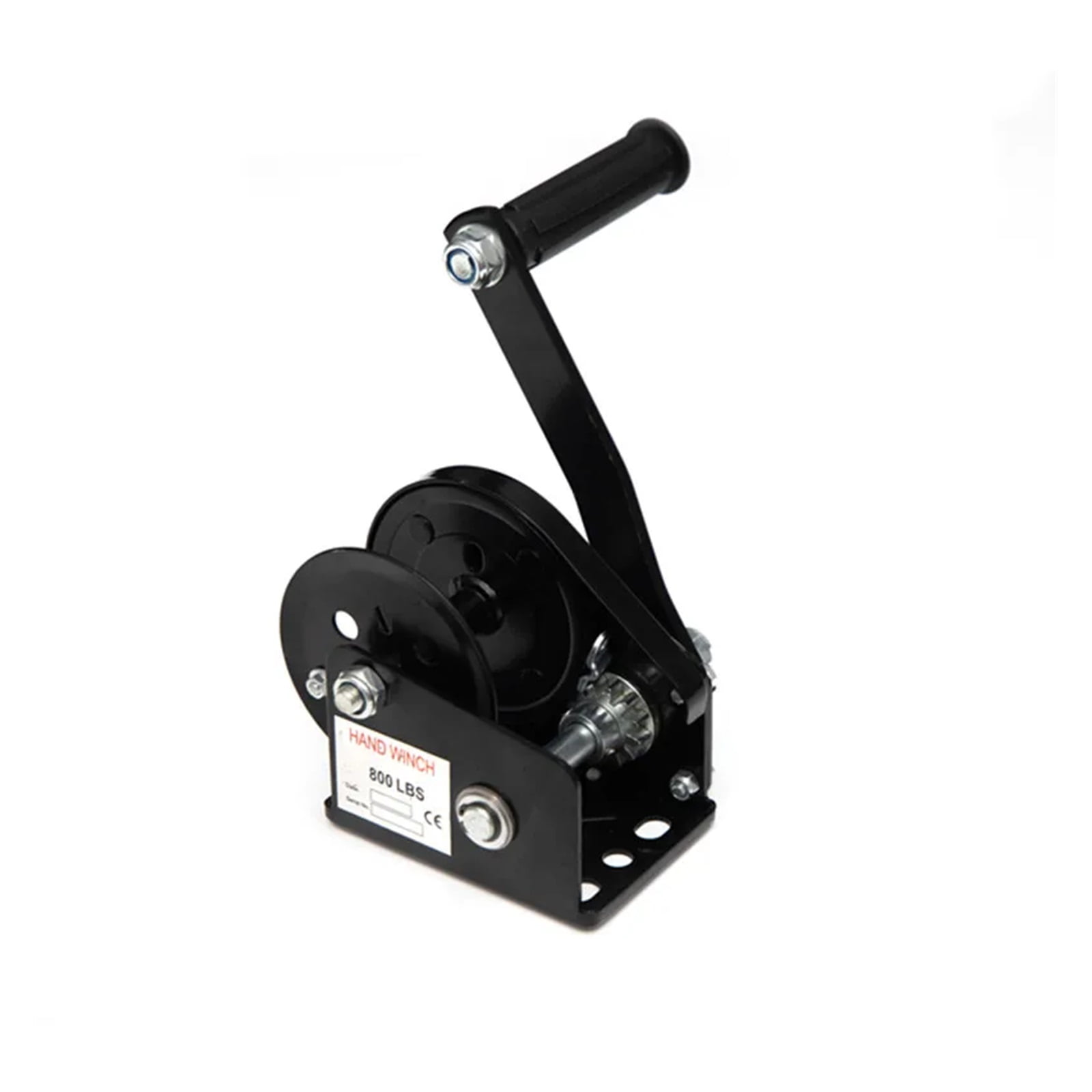 High Carbon Steel Self-braking Auto Brake Hand Winch 800lbs, Vertical Lifting Boat Trailer Winch Manual Winch