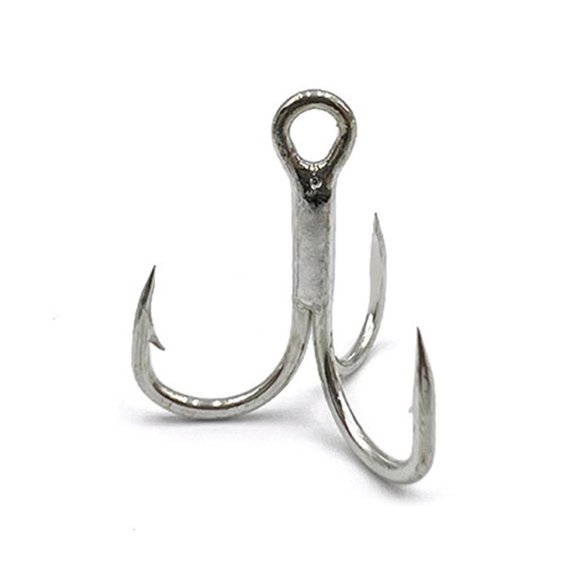 High Carbon Steel Trebles Hook Reflective Reduction Hook Durability Fishing Hook