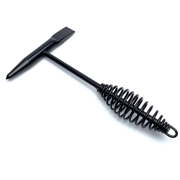 High Carbon Steel Welding Slag Hammer with Shock Absorbing Spring Handle for Debris Removal Household Application Repair