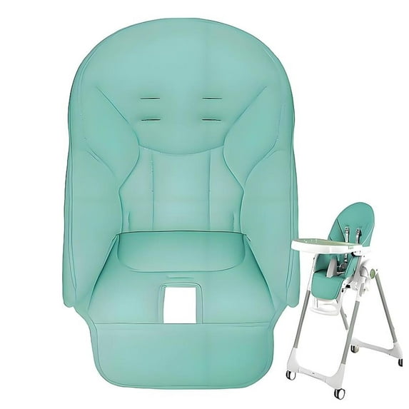 High Chair Cover Replacement - Universal Fit Cushion Pad for kids, Compatible with Most Chairs, PU Leather, Spill-Proof & Machine Washable