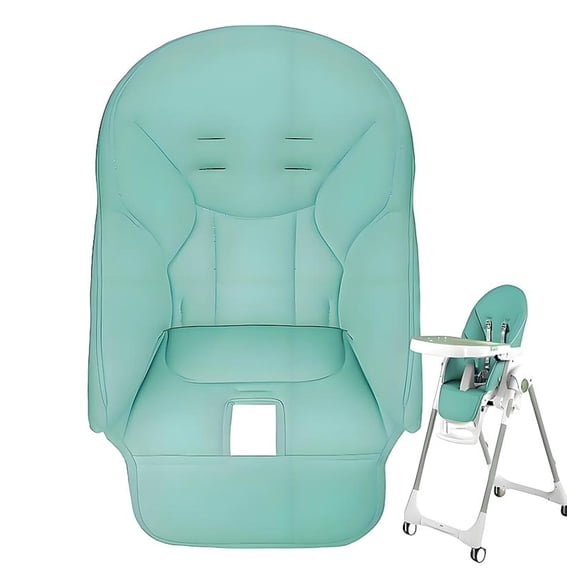 High Chair Cover Replacement - Universal Fit Cushion Pad for kids, Compatible with Most Chairs, PU Leather, Spill-Proof & Machine Washable