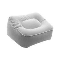 High Chair Footrest with Massage Surface Adjustable Angle Non Slip Foot Stool for Home Travel, GREY, 37cm X 30cm X 20cm