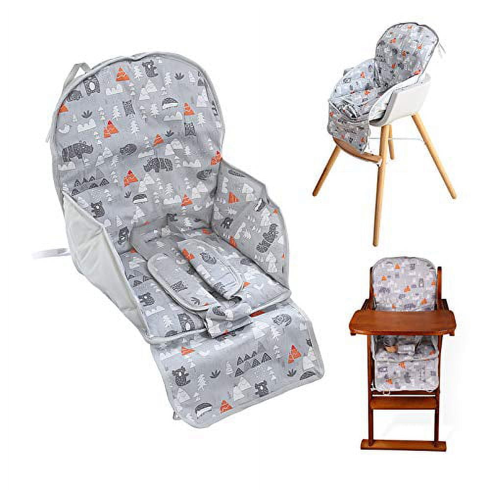 Chair Pads Four Seasons Cushion Seat Breathable Back One-Piece Office  Sedentary Recliner Non-Slip Strap Design - Grey Bunny 