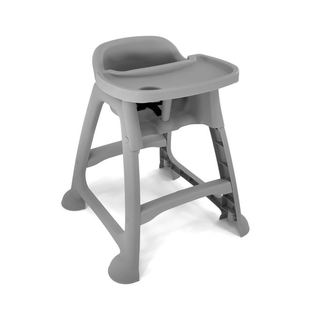 High Chair with Tray For Restaurant Stackable Sturdy HighChair