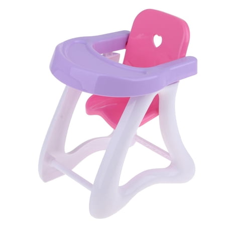 High Chair for Dolls | Baby Doll Highchairs Toy Furniture and Play Accessories | Fits 8-12inch Kids Children Set