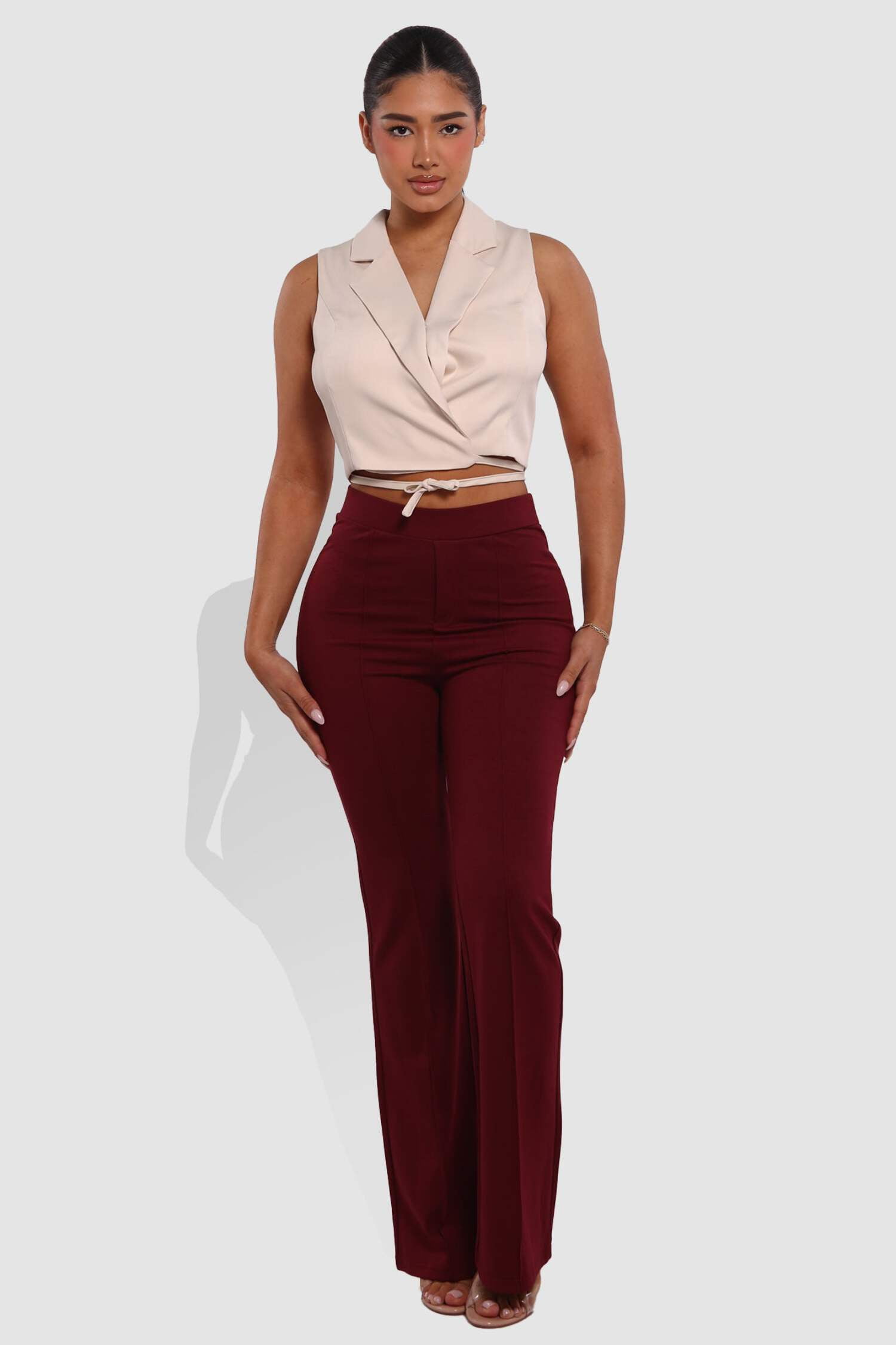 Semi Flare Woven Pants