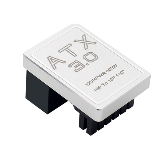 High Compatibility ATX3.0 To PCIe5.0 Power Bridge Connectors Heavy Duty Metal ABS Construction Stable Current Transmission For Gaming Rigs