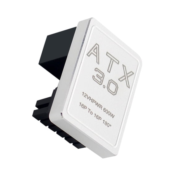 High Compatibility ATX3.0 To PCIe5.0 Power Bridge Connectors Heavy Duty Metal ABS Construction Stable Current Transmission For Gaming Rigs